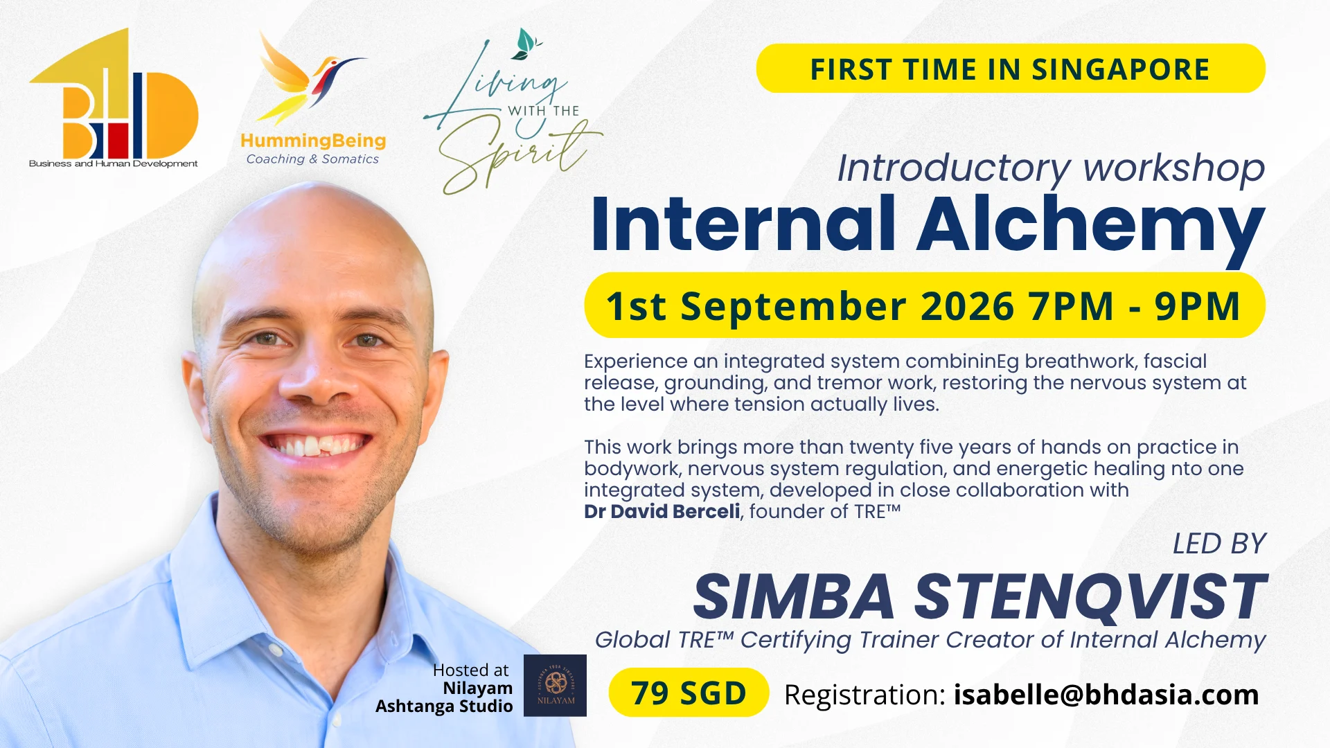 Internal Alchemy Workshop with Simba Stenqvist