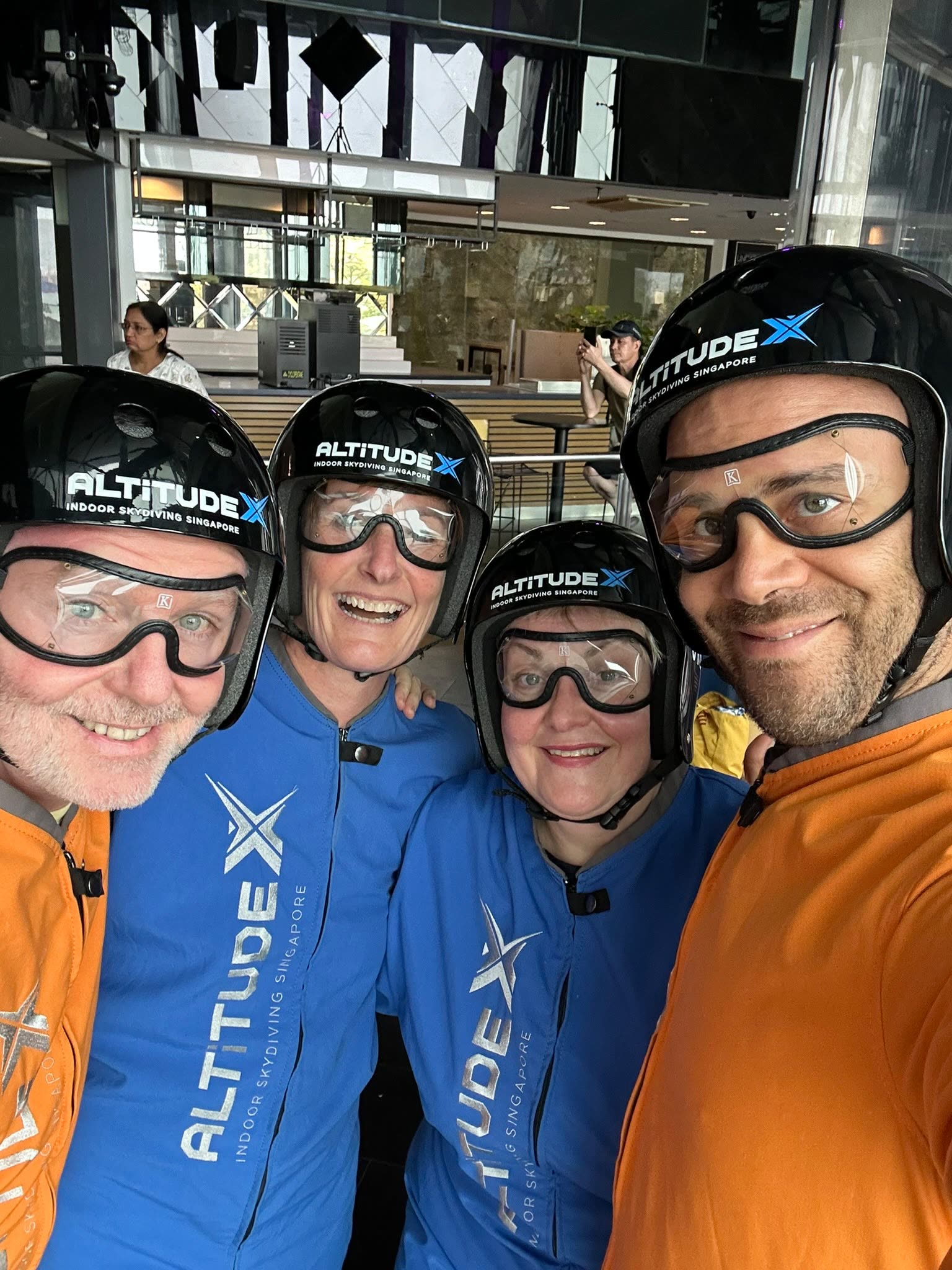 Indoor Skydiving in Singapore with TRE™ Colleagues